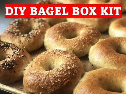 Homemade Everything Bagel Kit, NYC Style Bagel, DIY Bread Kit, NYC Foods, Sesame Bagels, Bagels from scratch, Foodie Gift, Homemade Bagel
