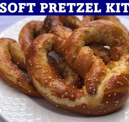 DIY Soft Pretzel Kit | Baking Kit | Employee Gift | Birthday Gift | Team Building, Fun for Kids, Foodie Gift, Homemade Pretzel